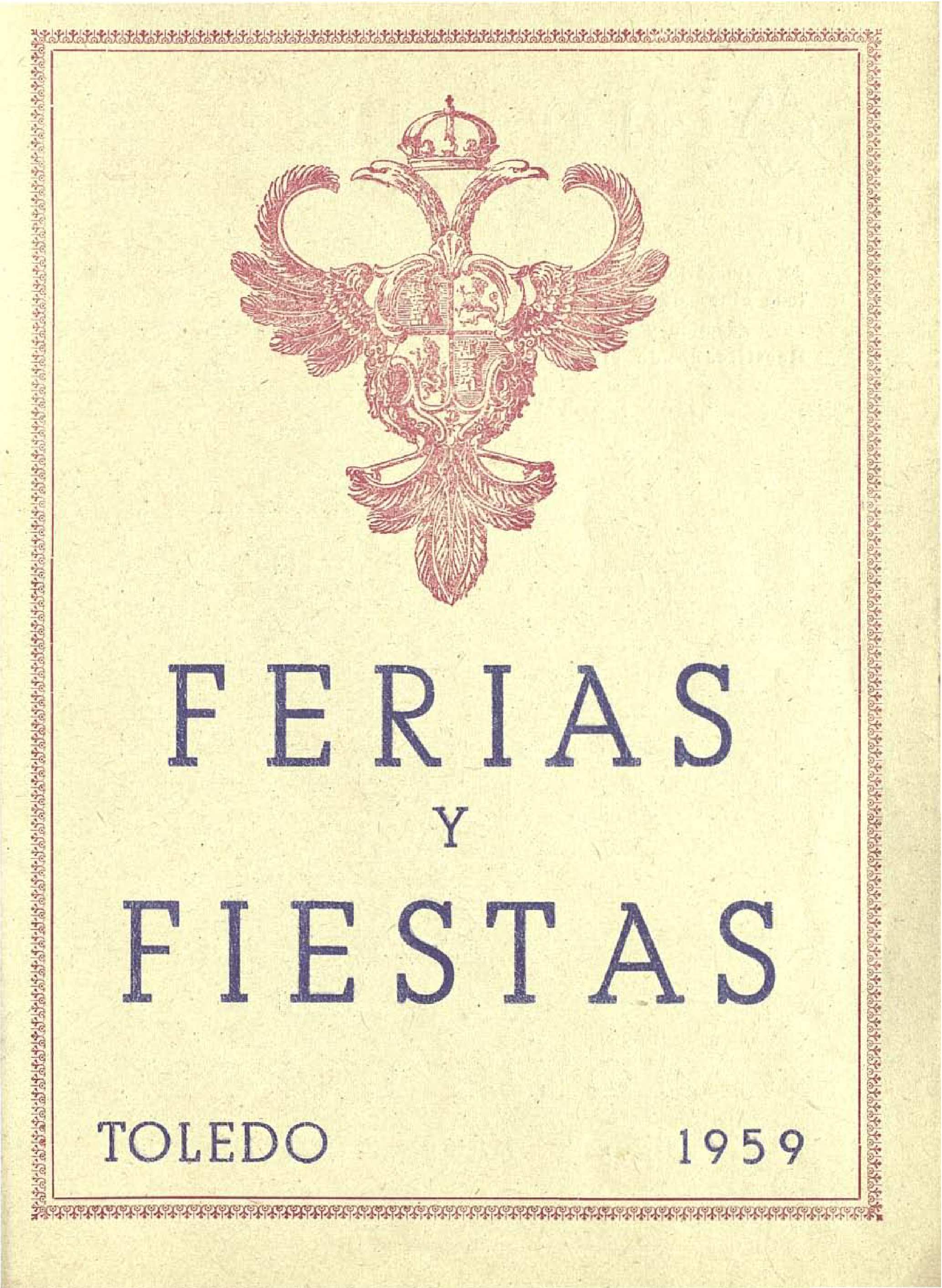 Feria y fiestas patronales en honor de la Virgen del Sagrario  